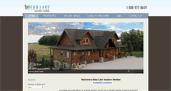 Desktop Screenshot of bearlakelodge.com